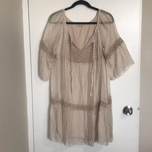 Crochet Detail Dress - Bellambra - Size Medium